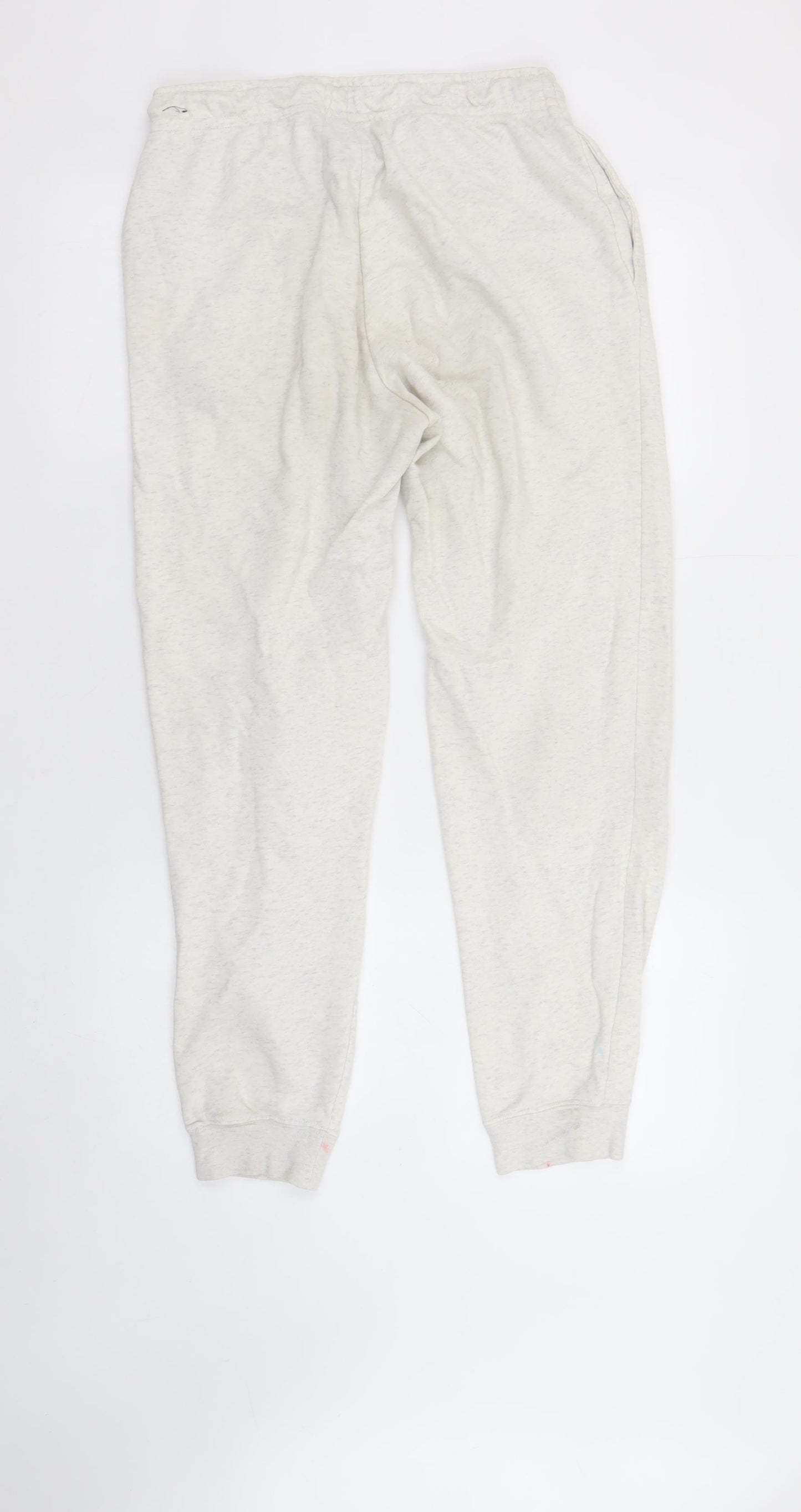 Nike Women’s Grey Jogger Sweatpants Small Elastic Waist Logo Sportswear