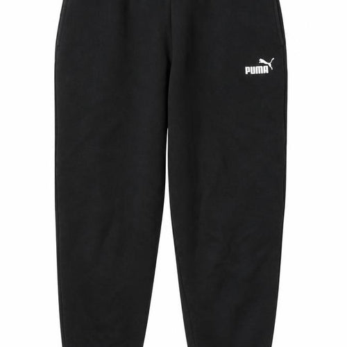 Puma Women's Black Jogger Trousers L Fleece Cotton Blend