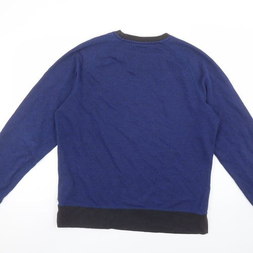 Nike Women’s Blue Crew Neck Pullover Sweatshirt M Cotton Blend