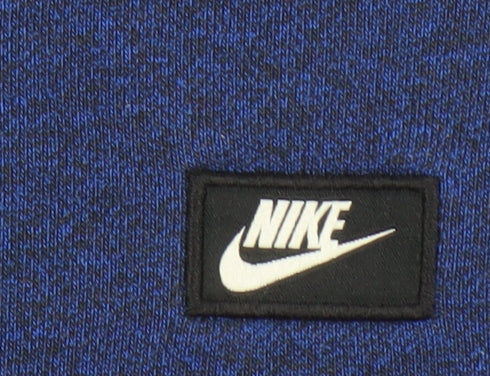 Nike Women’s Blue Crew Neck Pullover Sweatshirt M Cotton Blend