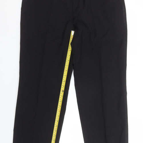 Taylor & Wright Men's Black 36S Dress Pants Trousers Classic Fit
