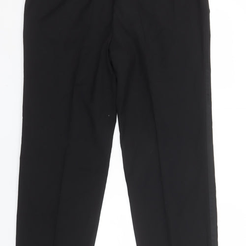 Taylor & Wright Men's Black 36S Dress Pants Trousers Classic Fit