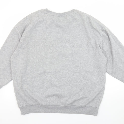 Primark NBA Los Angeles Lakers Grey Sweatshirt Womens L 14/16 Pullover Crew Neck