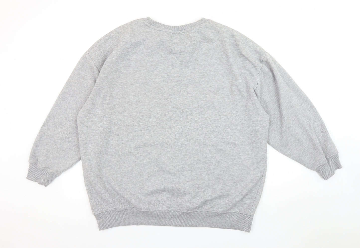 Primark NBA Los Angeles Lakers Grey Sweatshirt Womens L 14/16 Pullover Crew Neck