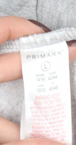 Primark NBA Los Angeles Lakers Grey Sweatshirt Womens L 14/16 Pullover Crew Neck