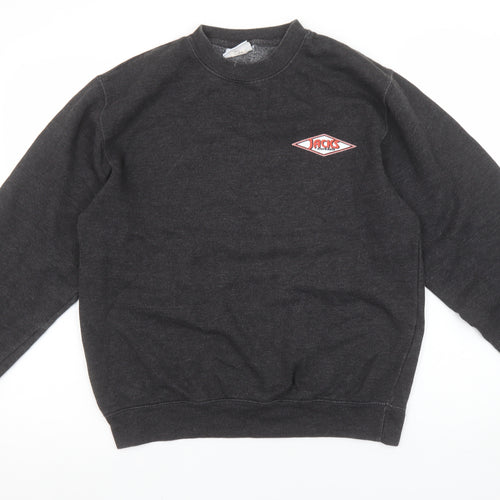 Jacks Surfboards Men's Black Small Pullover Sweatshirt California Graphic