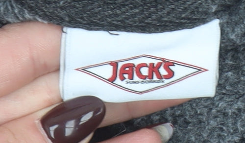 Jacks Surfboards Men's Black Small Pullover Sweatshirt California Graphic