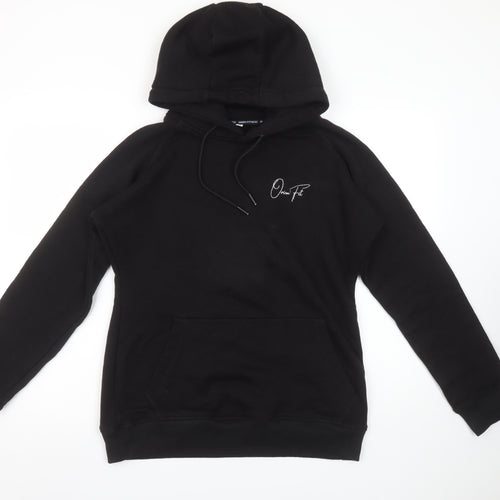 Orion Fitness Women's Black Pullover Hoodie Size L Polyester