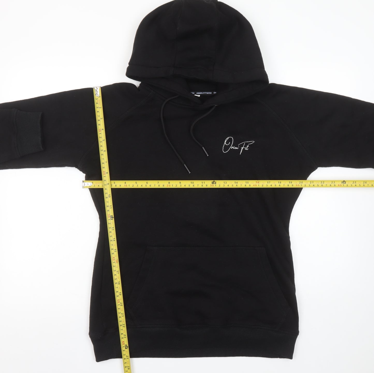 Orion Fitness Women's Black Pullover Hoodie Size L Polyester