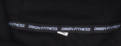 Orion Fitness Women's Black Pullover Hoodie Size L Polyester