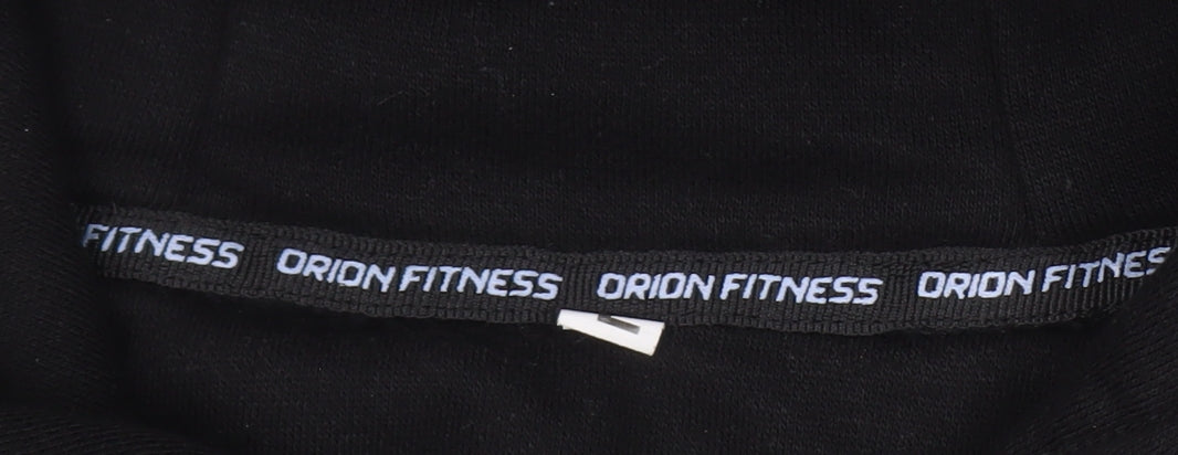 Orion Fitness Women's Black Pullover Hoodie Size L Polyester