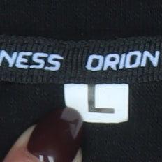 Orion Fitness Women's Black Pullover Hoodie Size L Polyester