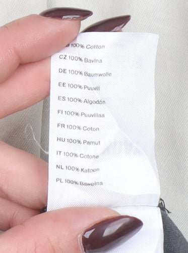 Weekday Men’s Black Tie-Dye Cotton Crew Neck T-Shirt XS Retro Style