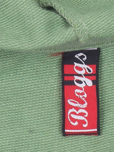 Joe Bloggs Boys Aspen Green Full Zip Hoodie 10-11 Years Cotton Blend