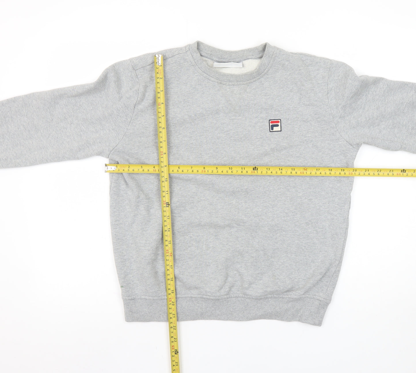 FILA Women’s Grey Small Crew Neck Pullover Sweatshirt