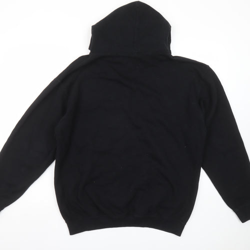 JustHoods Lytham Festival Black Pullover Hoodie Men's Size L