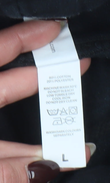 JustHoods Lytham Festival Black Pullover Hoodie Men's Size L