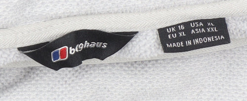Berghaus Women’s Grey Long Sleeve Pullover Sweatshirt UK 16