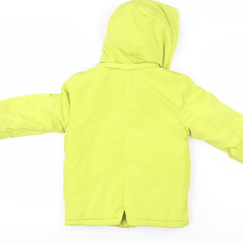 Mayoral Boys Yellow Hooded Duffle Coat 2 Years Polyester Winter Jacket