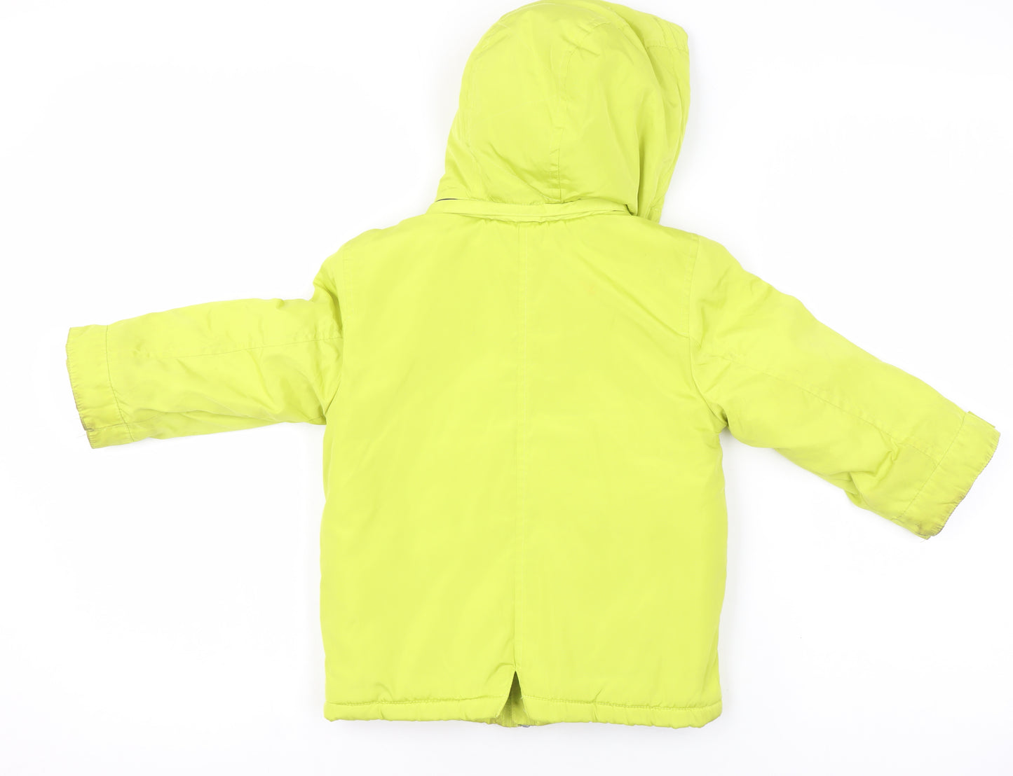 Mayoral Boys Yellow Hooded Duffle Coat 2 Years Polyester Winter Jacket