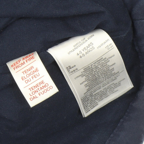 Gap Kids Boys Blue 4-5 Years Hooded Windbreaker Jacket with Pockets