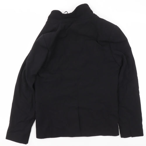 Marks and Spencer Womens Black Size 8 Single-Breasted Blazer Jacket
