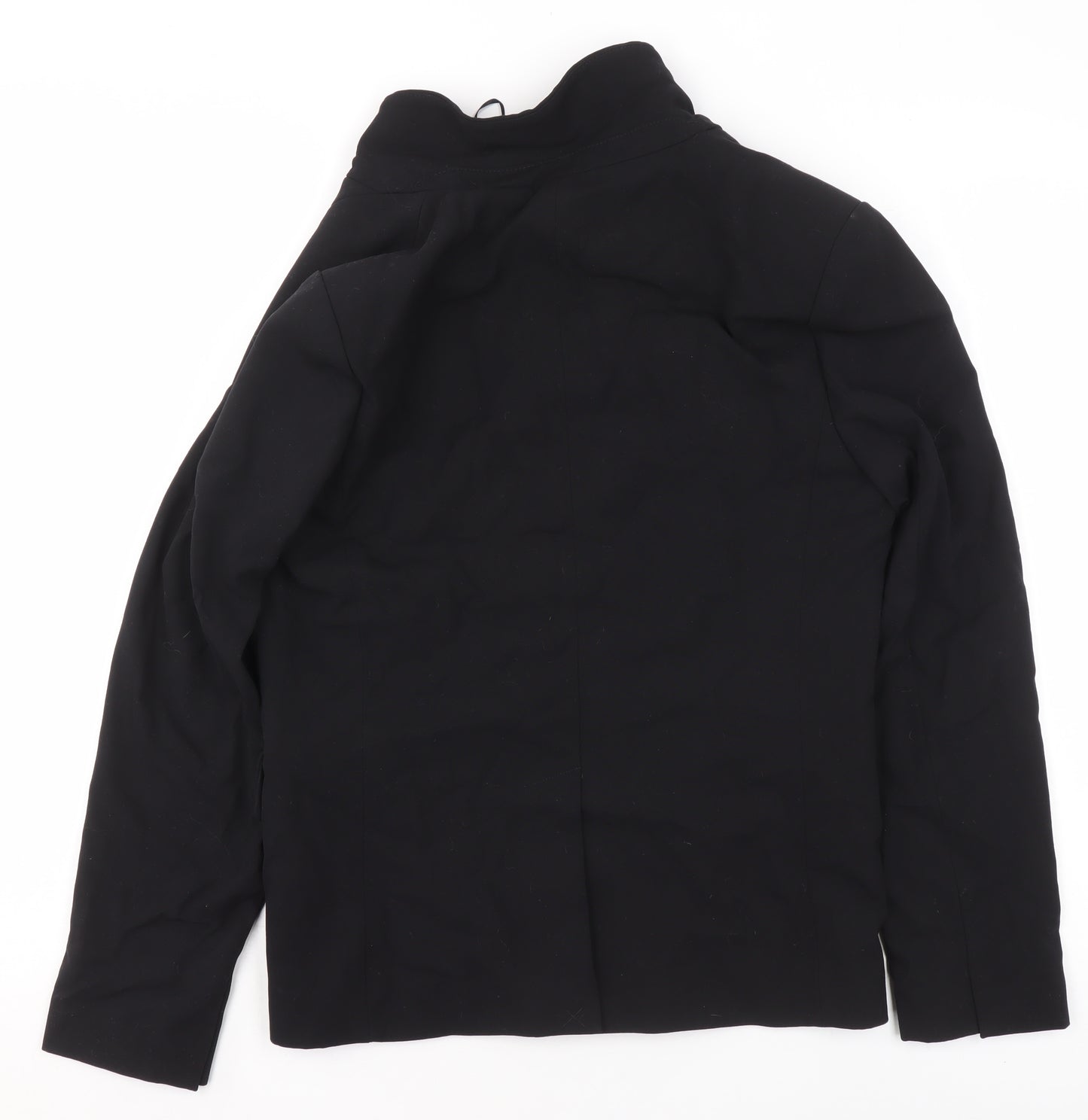 Marks and Spencer Womens Black Size 8 Single-Breasted Blazer Jacket