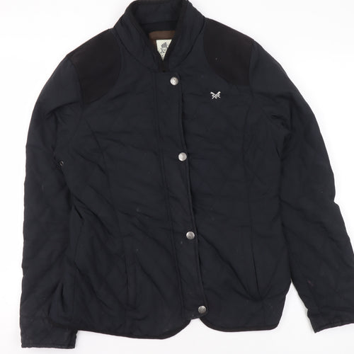 Crew Clothing Co Women’s Black Quilted Jacket Size 10