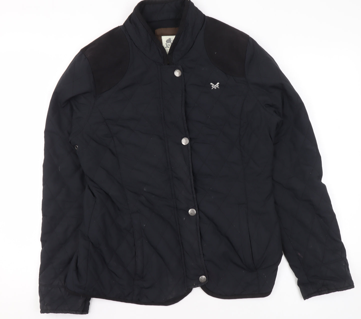 Crew Clothing Co Women’s Black Quilted Jacket Size 10