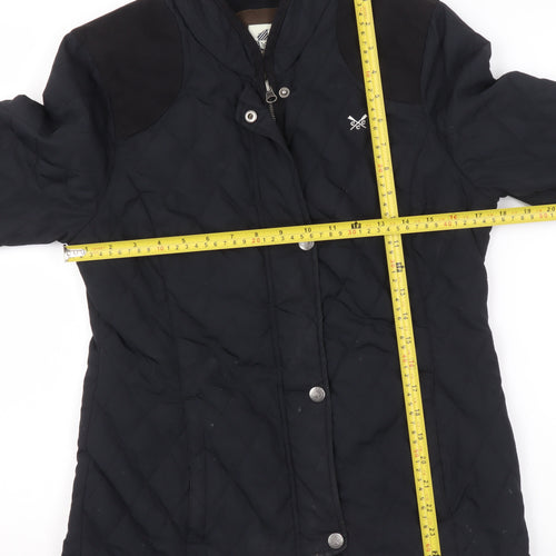Crew Clothing Co Women’s Black Quilted Jacket Size 10