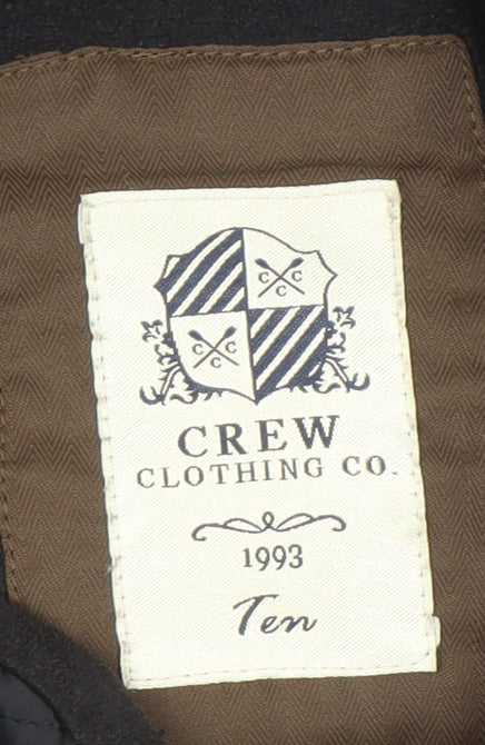 Crew Clothing Co Women’s Black Quilted Jacket Size 10