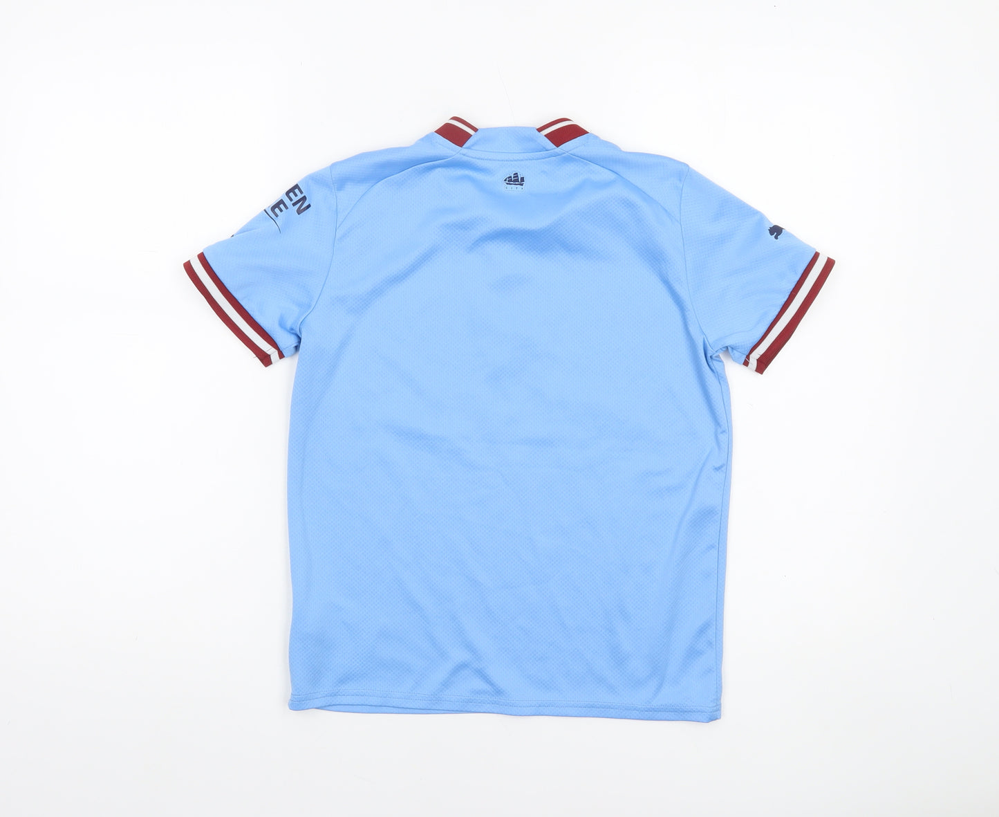 Puma Boys Blue Manchester City Football Jersey T-Shirt 11-12 Years