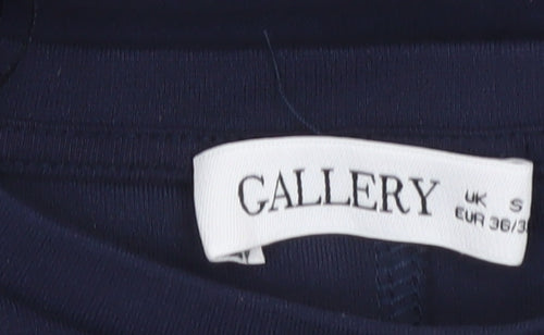 Gallery Women’s Blue Long Sleeve Layered Style Blouse Size S