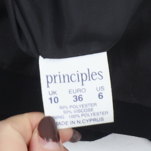 Principles Women’s Black Size 10 Tailored Single-Breasted Suit Jacket