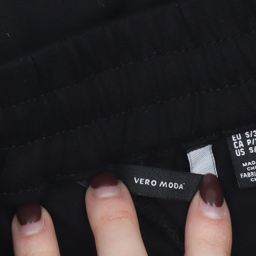 Vero Moda Women's Black Jogger Trousers Size 8 Regular Fit