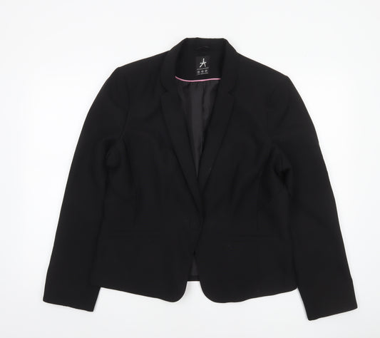 Atmosphere Women's Black Blazer UK 18 Classic Single-Breasted Jacket