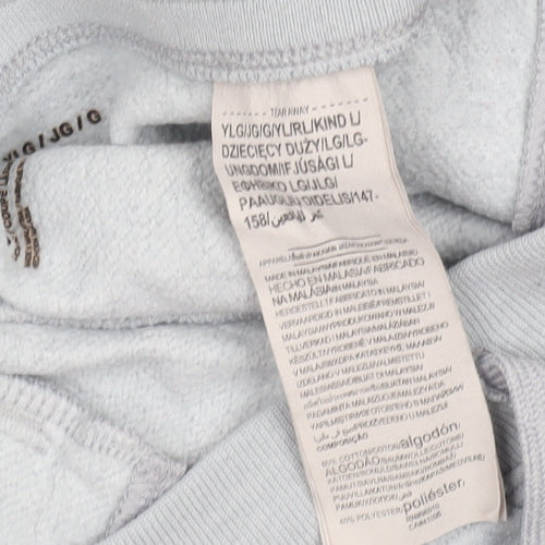 Under Armour Boys Grey Jogger Trousers 13 Years Fleece Elastic Waist