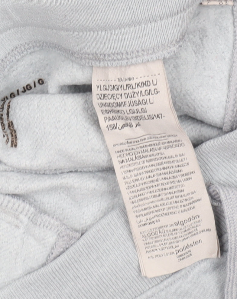 Under Armour Boys Grey Jogger Trousers 13 Years Fleece Elastic Waist