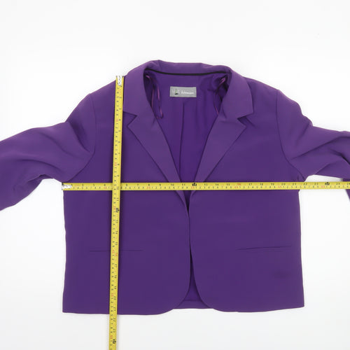 Marks and Spencer Women's Purple Size 16 Classic Blazer Jacket