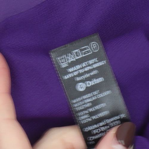 Marks and Spencer Women's Purple Size 16 Classic Blazer Jacket