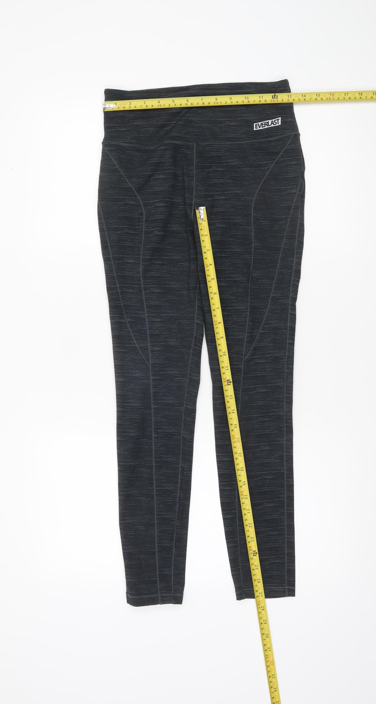 Everlast Womens Black Size 12 Leggings Gym Training Trousers