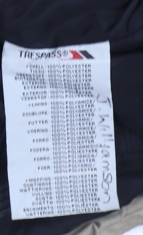 Trespass Men's Beige Waterproof Parka Jacket L Winter Outdoor Coat