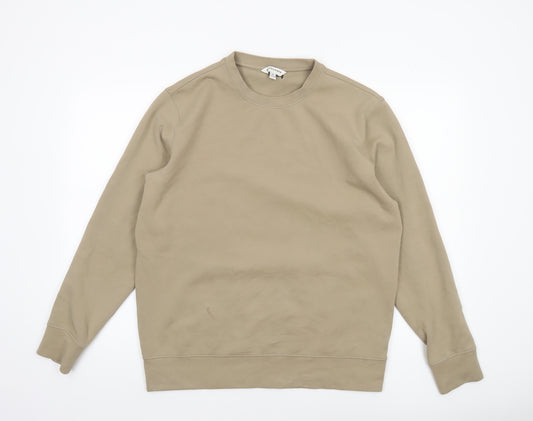 Marks and Spencer Men’s Beige Pullover Crew Neck Sweatshirt M
