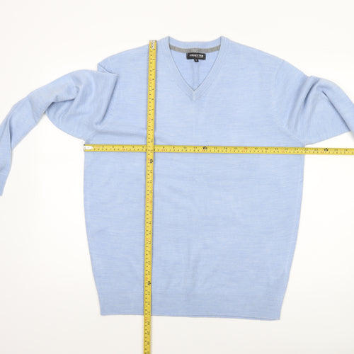 Debenhams Men’s Blue Acrylic V-Neck Pullover Jumper M