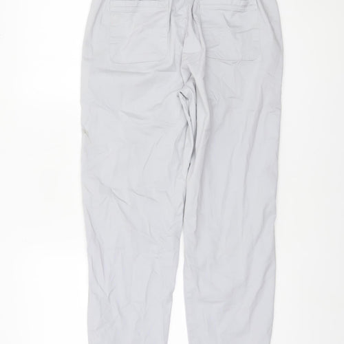 Dunnes Stores Women Grey Cargo Trousers Size 14 Cotton Blend