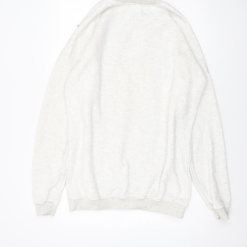 PrettyLittleThing Women’s Beige Pullover Sweatshirt Size 10 Cotton Blend