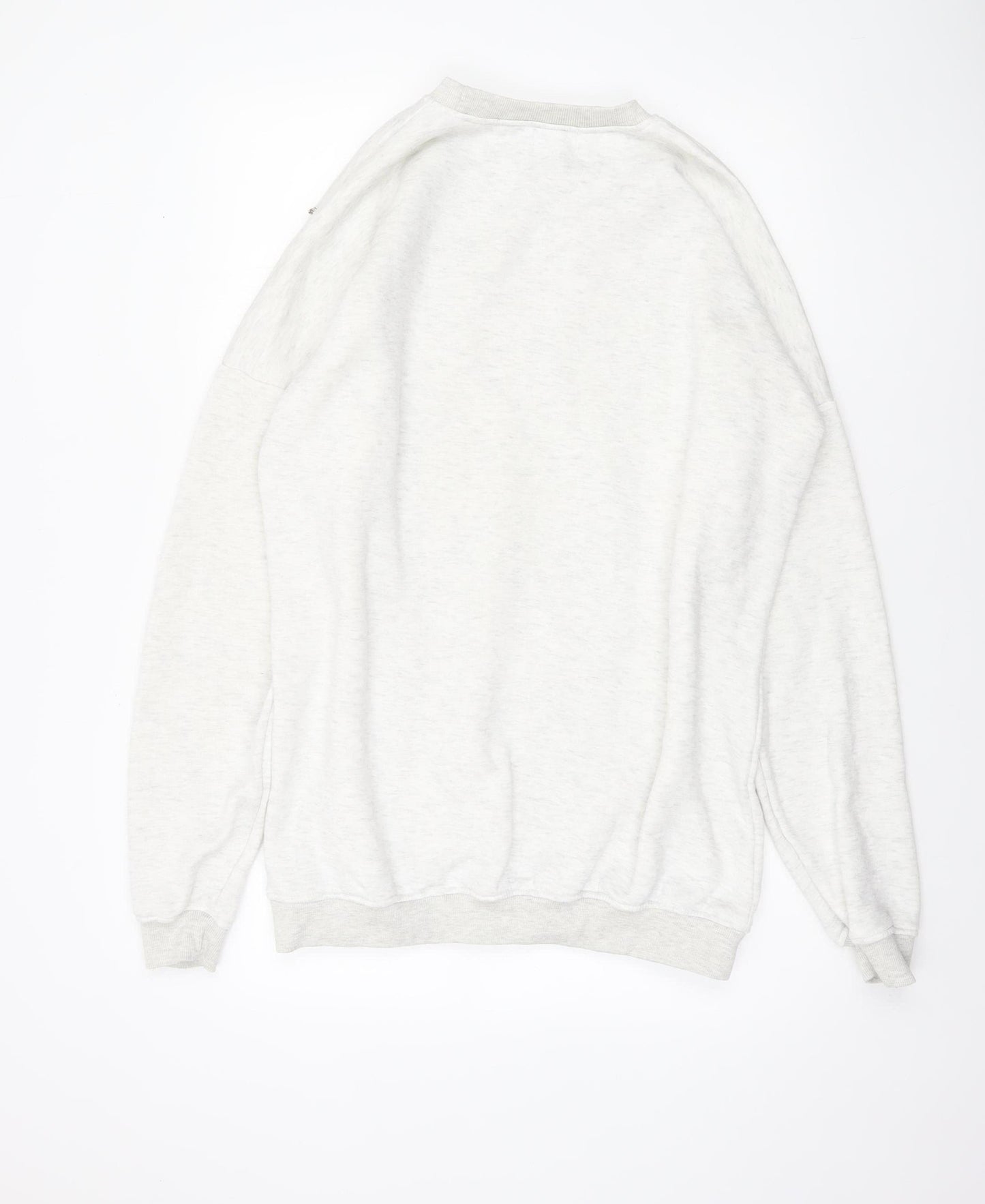 PrettyLittleThing Women’s Beige Pullover Sweatshirt Size 10 Cotton Blend