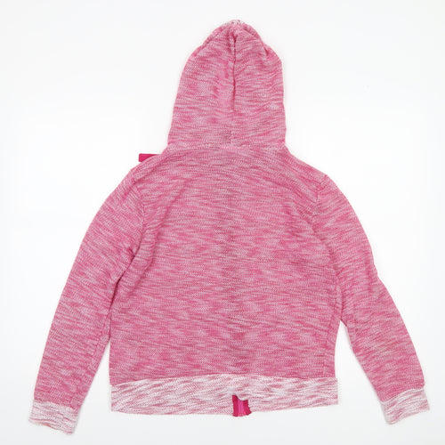 Everlast Womens Pink Full Zip Hoodie Size 10 Polyester Sportswear