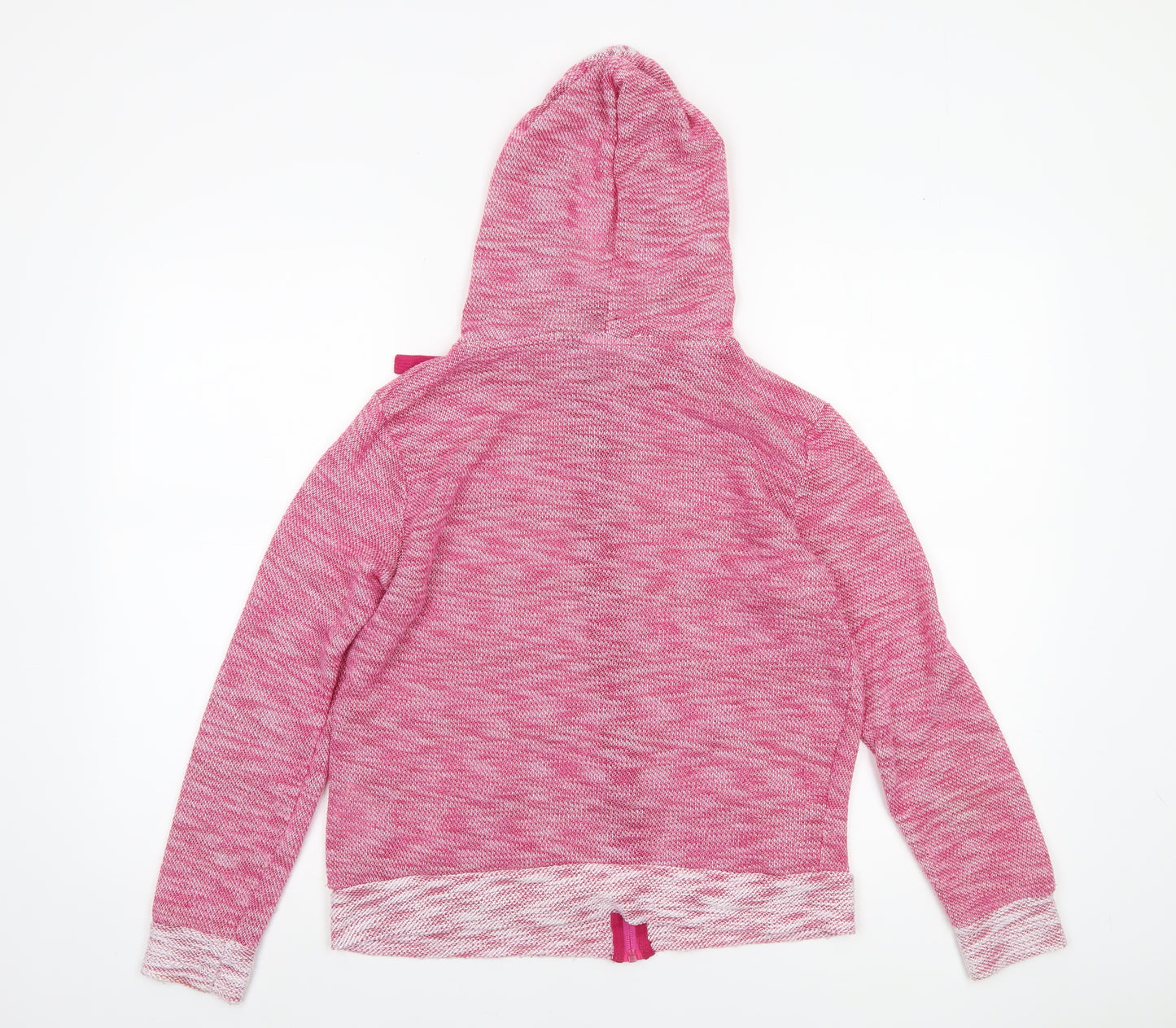 Everlast Womens Pink Full Zip Hoodie Size 10 Polyester Sportswear