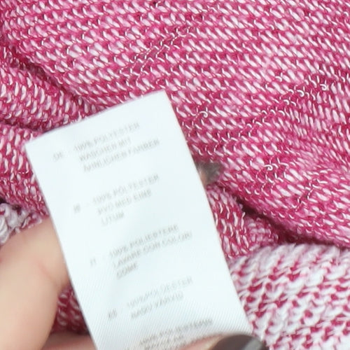 Everlast Womens Pink Full Zip Hoodie Size 10 Polyester Sportswear